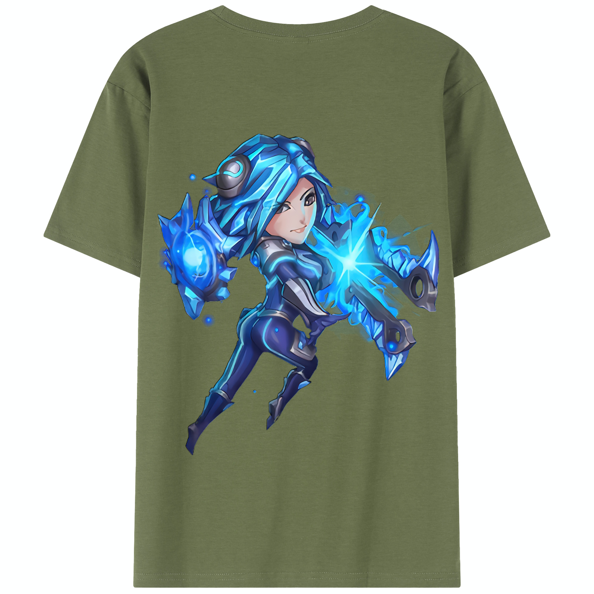 リーグ・オブ・レジェンド League of Legends LOL 綿100％半袖Tシャツ（背面プリント）